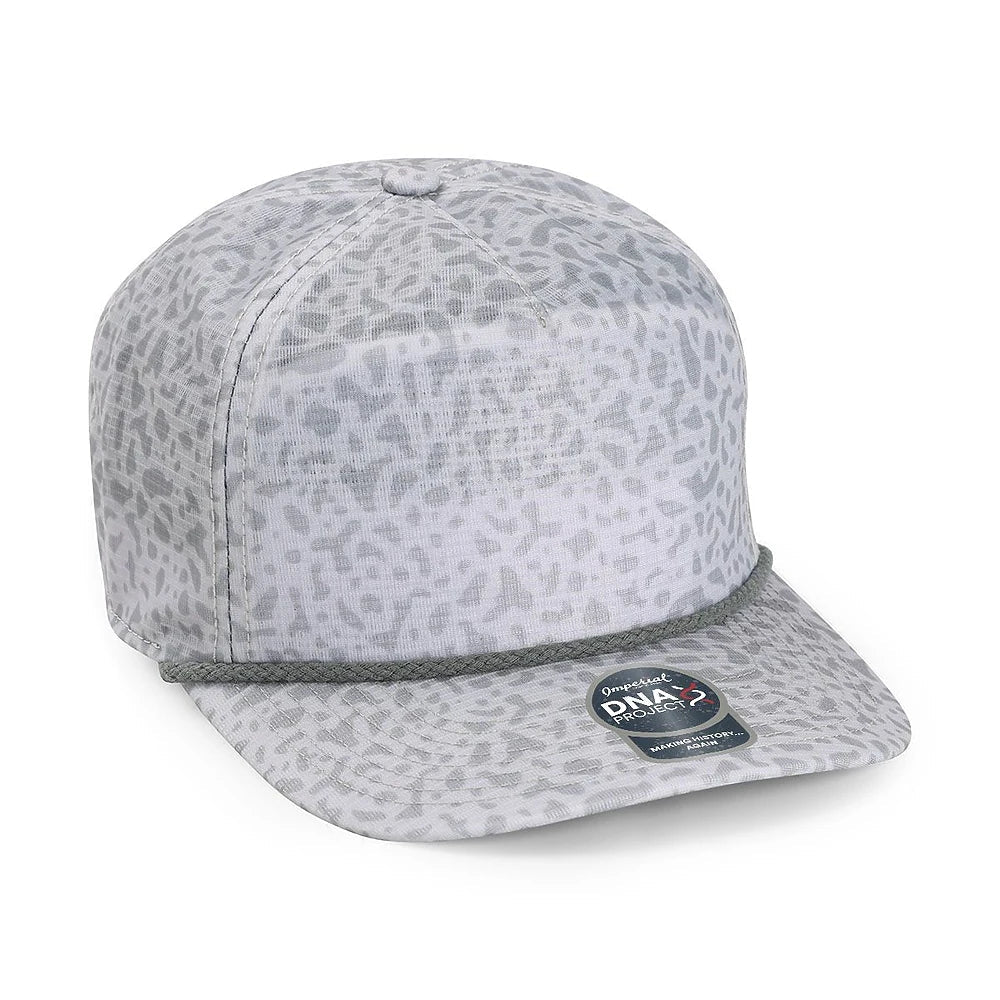 Custom Imperial DNA012 The Live Wire Cap | 5 - Panel Performance Hat - Trout Grey - The Luua Company