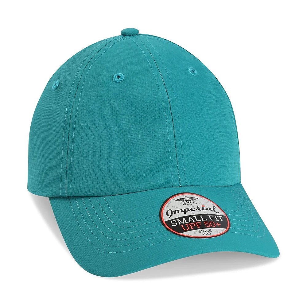 Custom Imperial L210P Small Fit Cap | Low - Profile Performance Hat - Cerulean Blue - The Luua Company