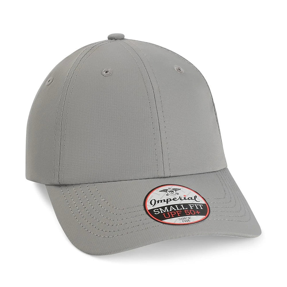 Custom Imperial L210P Small Fit Cap | Low - Profile Performance Hat - Frost Grey - The Luua Company
