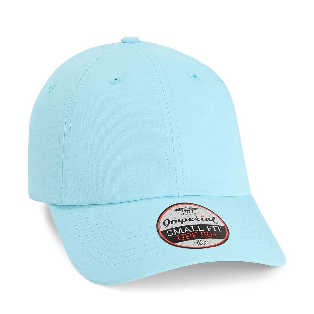 Custom Imperial L210P Small Fit Cap | Low - Profile Performance Hat - Light Blue - The Luua Company
