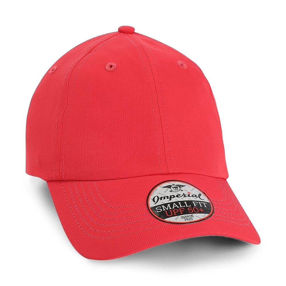Custom Imperial L210P Small Fit Cap | Low - Profile Performance Hat - Nantucket Red - The Luua Company