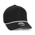 Custom Imperial L5059 The Corral Cap | 5 Panel Fit Rope Hat - Black/ White - The Luua Company