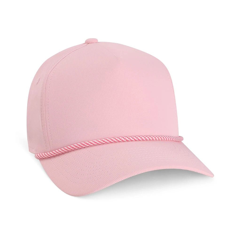 Custom Imperial L5059 The Corral Cap | 5 Panel Fit Rope Hat - Light Pink - The Luua Company