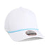 Custom Imperial L5059 The Corral Cap | 5 Panel Fit Rope Hat - White/ Light Blue - The Luua Company