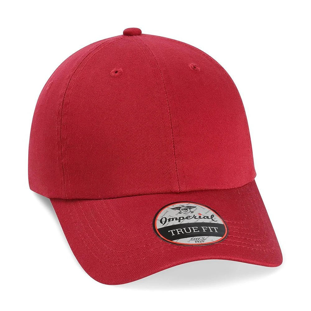 Custom Imperial X210B Original Buckle Cap | Performance Golf Hat - Cardinal Red - The Luua Company