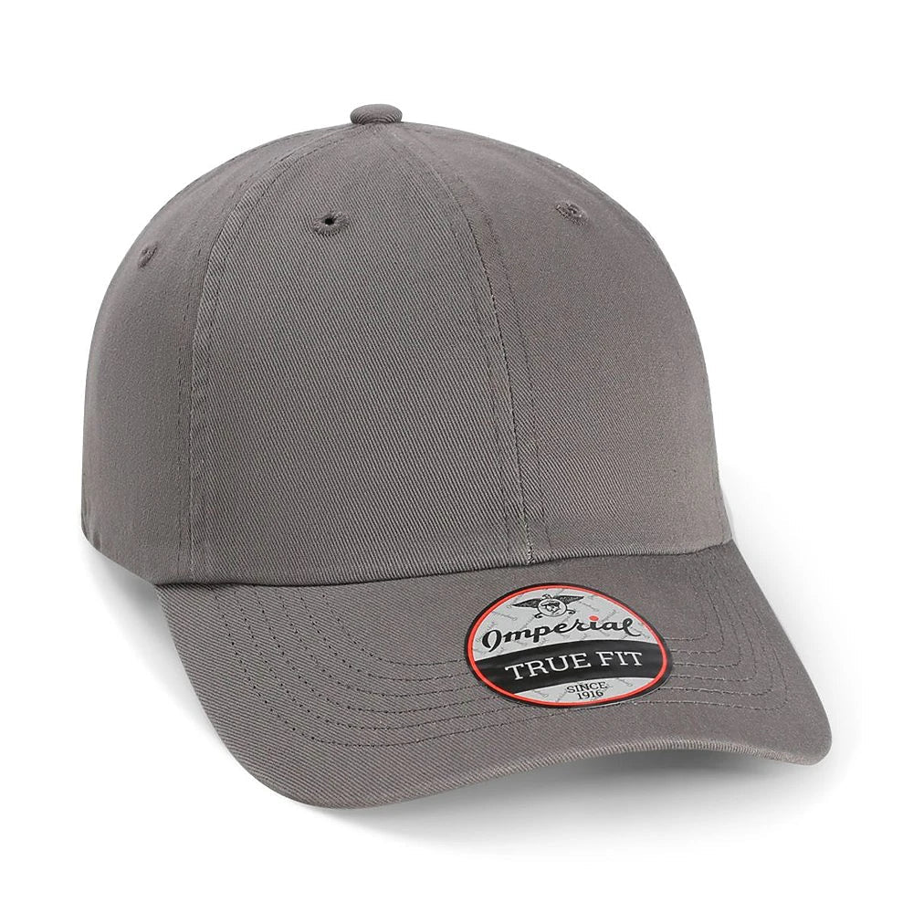 Custom Imperial X210B Original Buckle Cap | Performance Golf Hat - Charcoal - The Luua Company