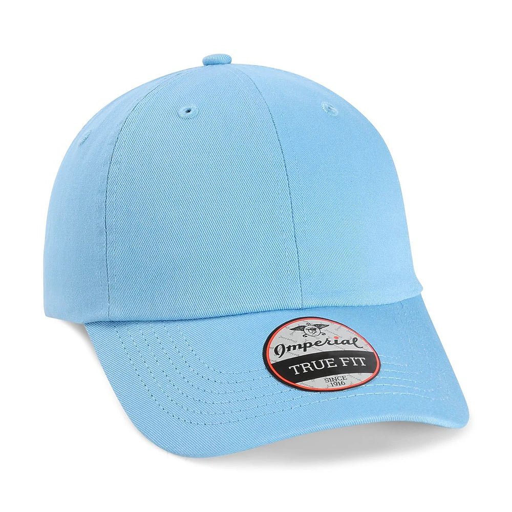 Custom Imperial X210B Original Buckle Cap | Performance Golf Hat - Light Blue - The Luua Company