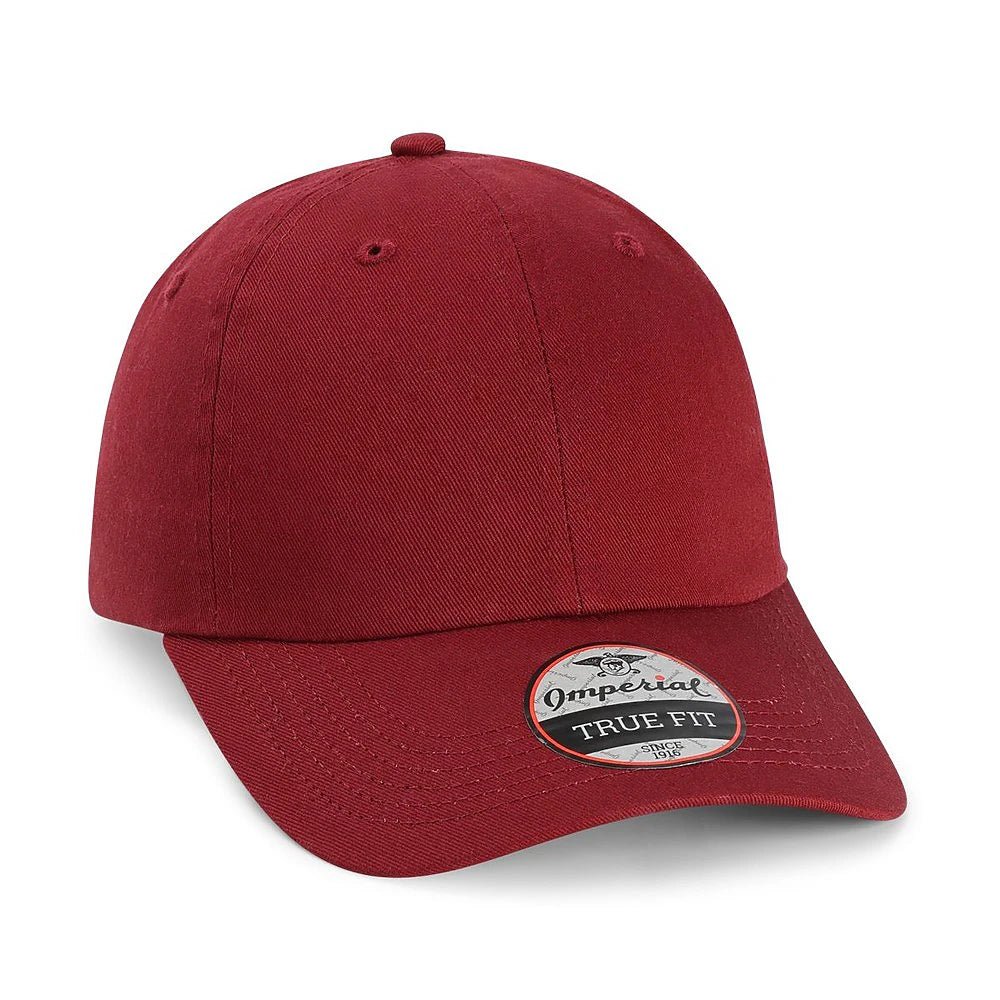 Custom Imperial X210B Original Buckle Cap | Performance Golf Hat - Maroon - The Luua Company