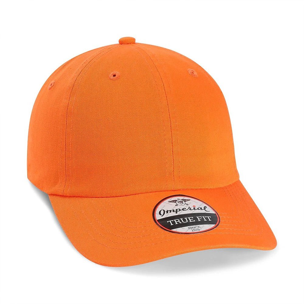 Custom Imperial X210B Original Buckle Cap | Performance Golf Hat - Orange - The Luua Company
