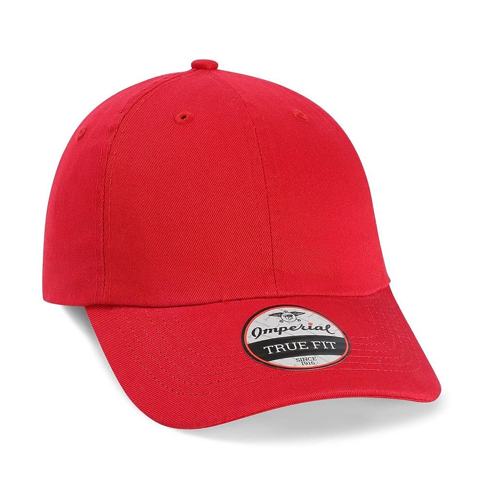 Custom Imperial X210B Original Buckle Cap | Performance Golf Hat - Red - The Luua Company
