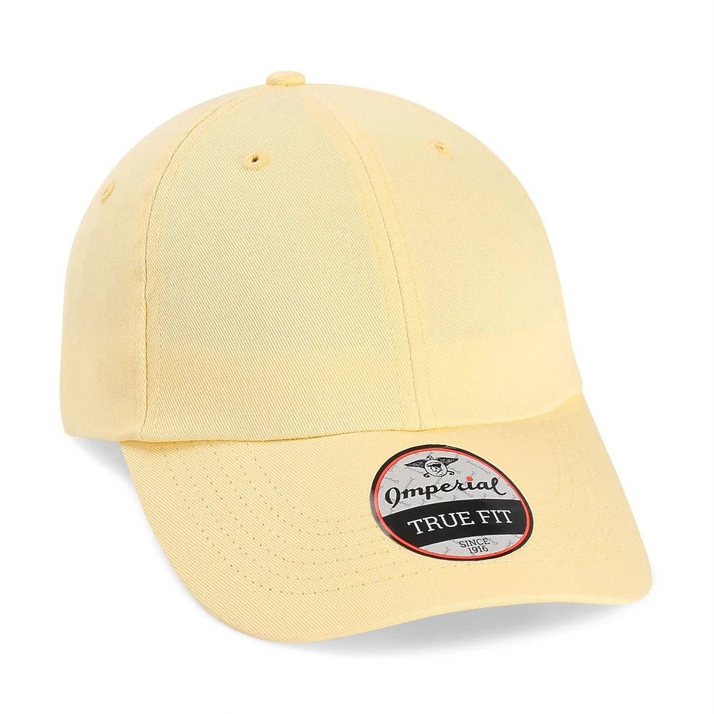 Custom Imperial X210B Original Buckle Cap | Performance Golf Hat - Sunshine Yellow - The Luua Company