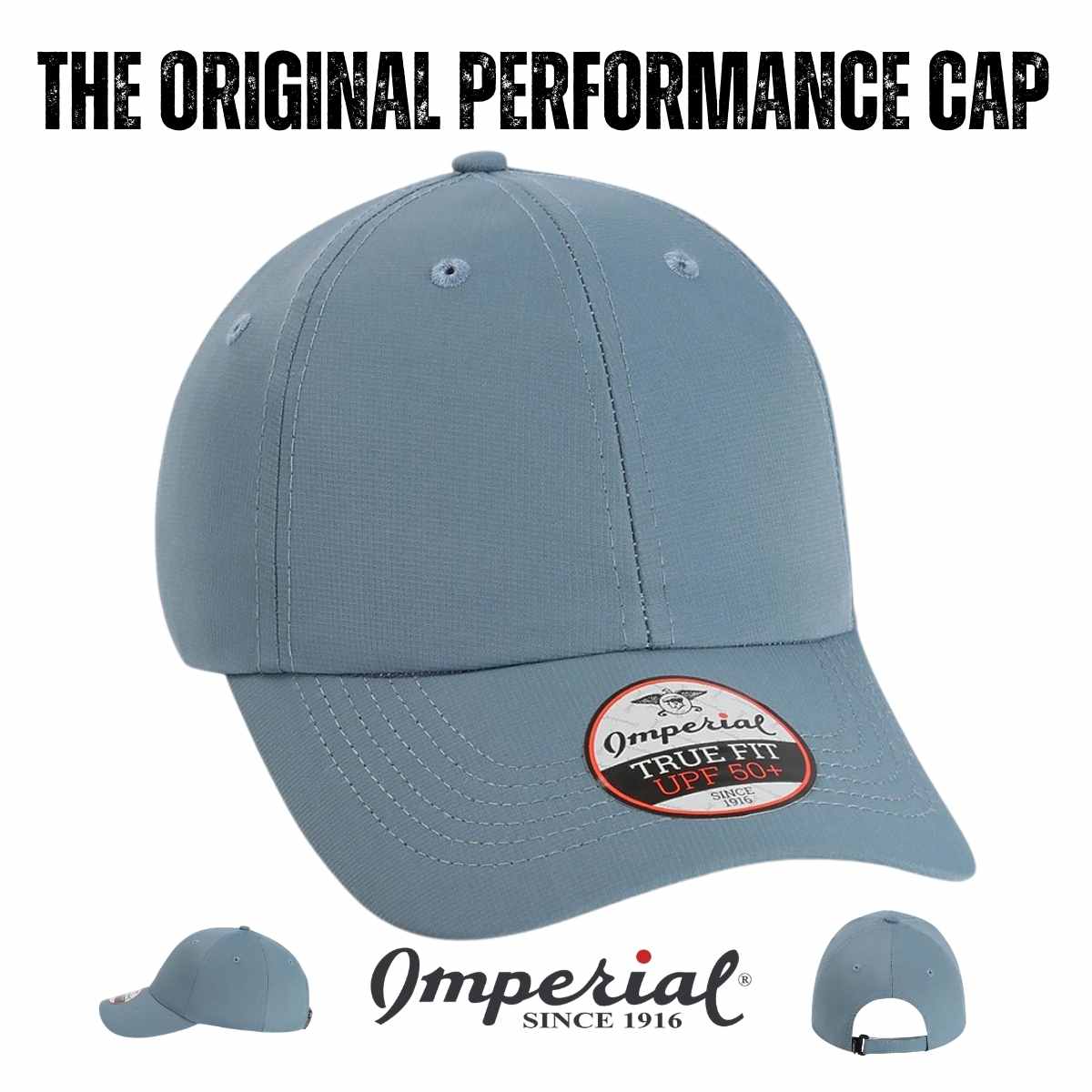 Custom Imperial X210P Performance Cap | Lightweight Golf Hat - Putty - The Luua Company
