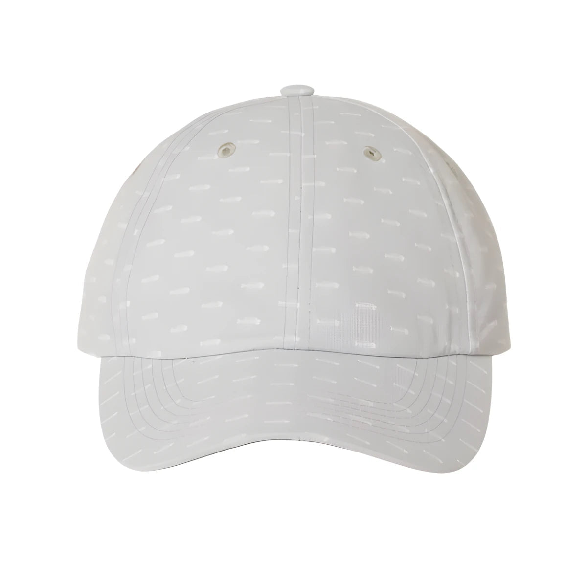 Custom Imperial X210R Alter Ego Cap – Patterned Recycled Performance Hat - Grey Bone Fish - The Luua Company