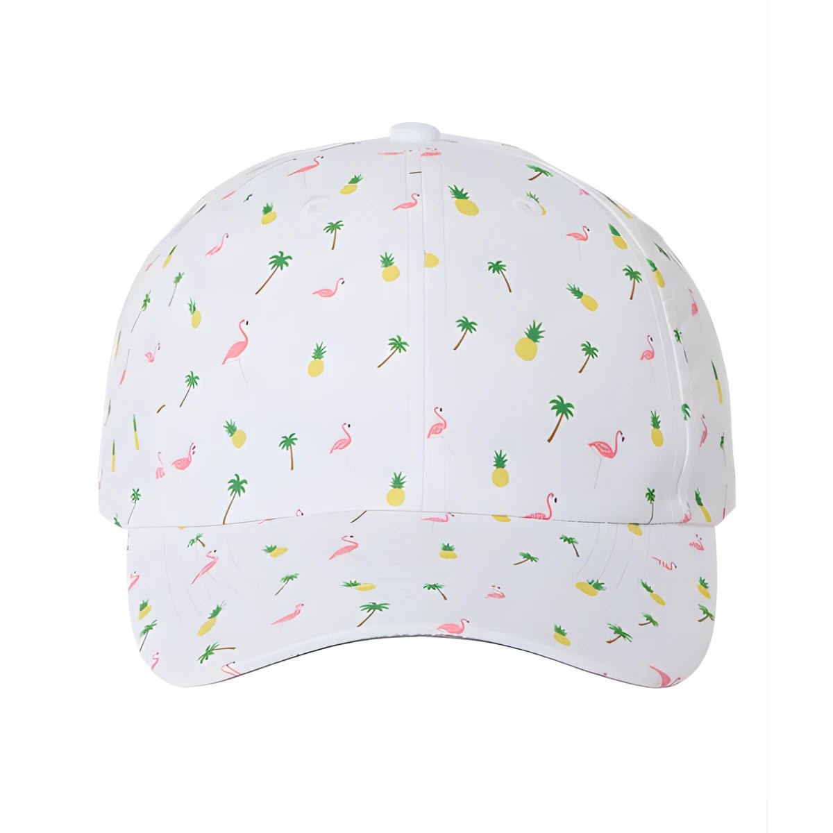 Custom Imperial X210R Alter Ego Cap – Patterned Recycled Performance Hat - White Tropical - The Luua Company