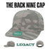 Custom Legacy B9A Back Nine Cap | Structured Adjustable Golf Hat - Black - The Luua Company