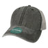 Custom Legacy DTA "Dashboard" Trucker Cap | Unstructured Low - Profile Vintage Hat - Black/ Grey - The Luua Company