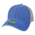 Custom Legacy DTA "Dashboard" Trucker Cap | Unstructured Low - Profile Vintage Hat - Royal/ Grey - The Luua Company