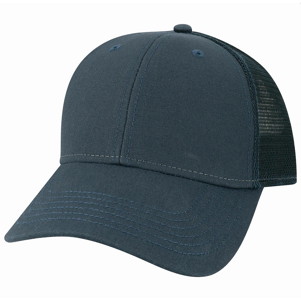 Custom Legacy LPS Lo - Pro Snapback Trucker Cap | Structured 6 - Panel - Navy/ Navy - The Luua Company