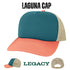 Custom Legacy LTA Laguna Cap | Performance Trucker Hat - Black - The Luua Company