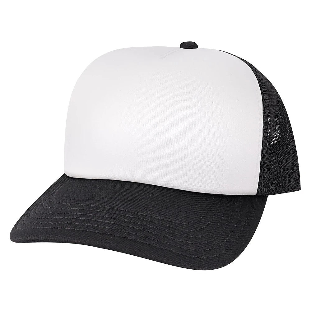 Custom Legacy LTA Laguna Cap | Performance Trucker Hat - White/ Black - The Luua Company