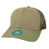 Custom Legacy MPS Mid-Pro Snapback Trucker | Structured 6-Panel Mesh Back Hat - Khaki/ Sage/ Camo Mesh