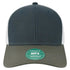 Custom Legacy MPS Mid-Pro Snapback Trucker | Structured 6-Panel Mesh Back Hat - Navy/ Dark Grey/ Silver