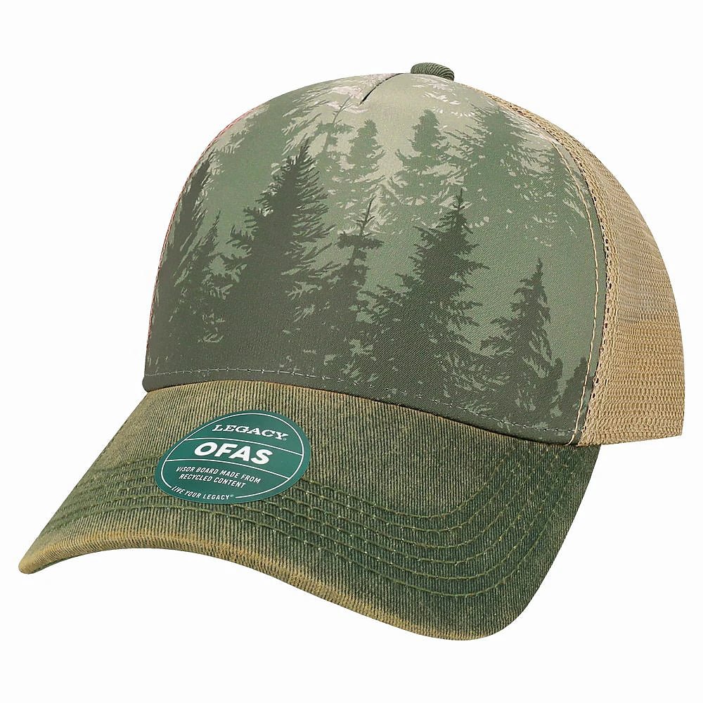 Custom Legacy OFAFP Old Favorite 5 - Panel Trucker | Structured Hat - Deep Forest - The Luua Company