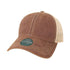 Custom Legacy Old Favorite Trucker OFA | Vintage Trucker Hat - Burgundy/ Khaki - The Luua Company