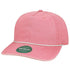 Custom Legacy SKULLY Cap | Vintage 5 - Panel Rope Hat - Pink - The Luua Company