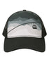 Custom Locale 5PTKR Trucker Cap – Sublimated Landscape 5 - Panel Hat - Chairlift/ Black - The Luua Company