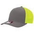 Custom Richardson 110 R - Flex Trucker Hat | Stretch - Fit Mesh Cap - Charcoal/ Neon Yellow - The Luua Company