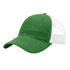 Custom Richardson 111 Garment Washed Leather Patch Hats - Kelly/ White - The Luua Company