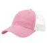 Custom Richardson 111 Garment Washed Leather Patch Hats - Pink/ White - The Luua Company