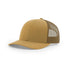 Custom Richardson 112 Trucker Hat | Leather Patch Hats - Amber Gold - The Luua Company