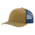 Custom Richardson 112 Trucker Hat | Leather Patch Hats - Biscuit/ True Blue - The Luua Company