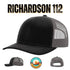 Custom Richardson 112 Trucker Hat | Leather Patch Hats - The Luua Company