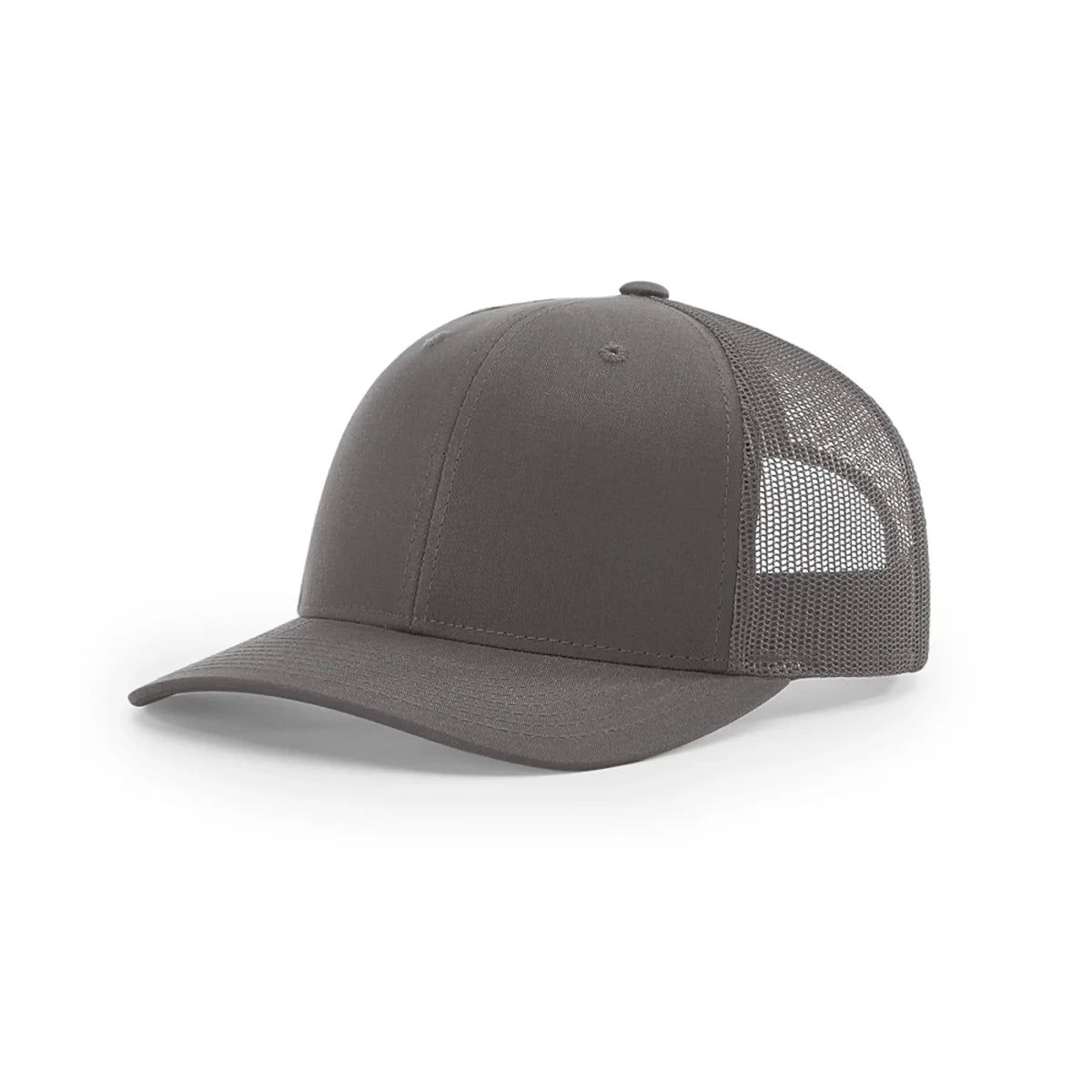 Custom Richardson 112 Trucker Hat | Leather Patch Hats - Charcoal - The Luua Company