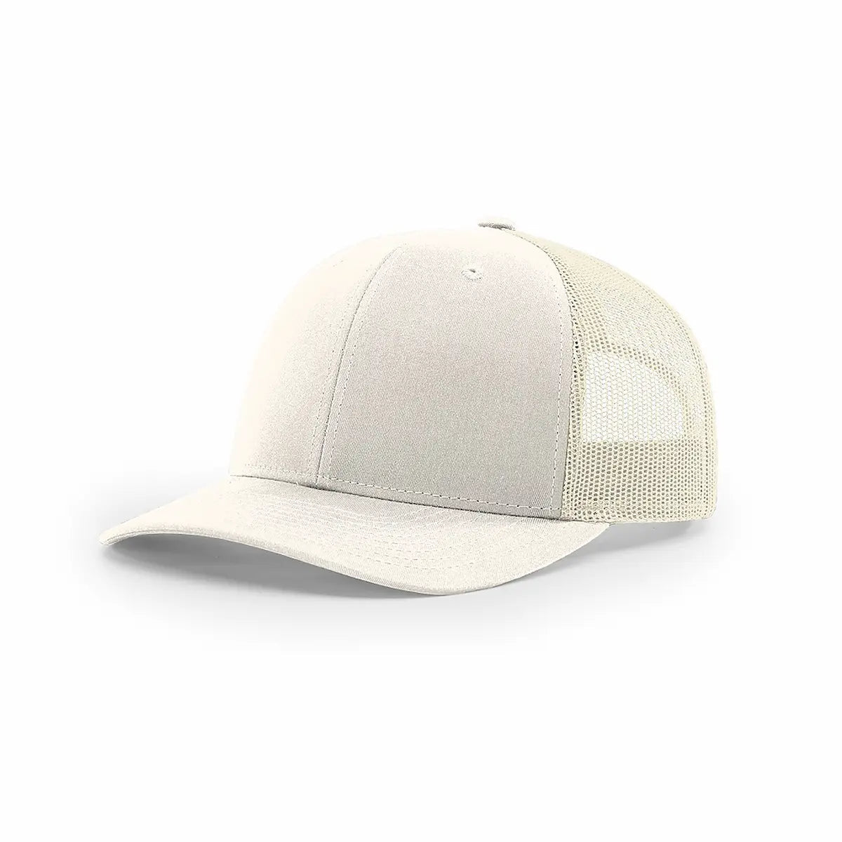 Custom Richardson 112 Trucker Hat | Leather Patch Hats - Cream - The Luua Company