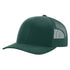 Custom Richardson 112 Trucker Hat | Leather Patch Hats - Dark Green - The Luua Company