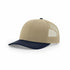 Custom Richardson 112 Trucker Hat | Leather Patch Hats - Khaki/ Navy CMB - The Luua Company