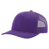 Custom Richardson 112 Trucker Hat | Leather Patch Hats - Purple - The Luua Company