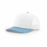 Custom Richardson 112 Trucker Hat | Leather Patch Hats - White/ Columbia Blue CMB - The Luua Company