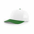 Custom Richardson 112 Trucker Hat | Leather Patch Hats - White/ Kelly Green CMB - The Luua Company