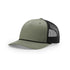 Custom Richardson 112FPR | Five-Panel Trucker with Rope Cap Loden Green/ Black in - The Luua Company