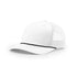 Custom Richardson 112FPR | Five-Panel Trucker with Rope Cap White/ Black in - The Luua Company