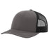 Custom Richardson 112PL + R-Flex | Adjustable Trucker Cap Charcoal/ Black in - The Luua Company