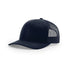 Custom Richardson 112PL + R-Flex | Adjustable Trucker Cap Navy in - The Luua Company