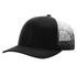 Custom Richardson 112PM Printed Mesh Trucker Hat |Patterned Mesh - Navy/ Navy to White Fade - The Luua Company