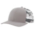 Custom Richardson 112PM Printed Mesh Trucker Hat |Patterned Mesh - Silver/ Grey Camo - The Luua Company
