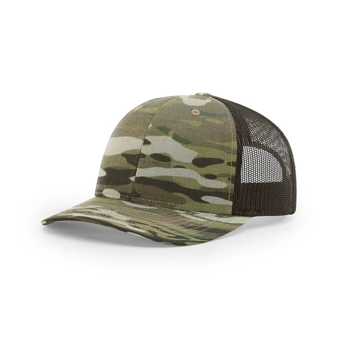Custom Richardson 112PT | Printed Trucker Hat - Multicam Original/ Coyote Brown - The Luua Company